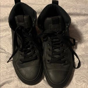 Black Hi-Top Converses